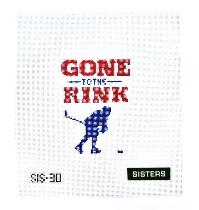 “Gone to the Rink” Hockey Sign