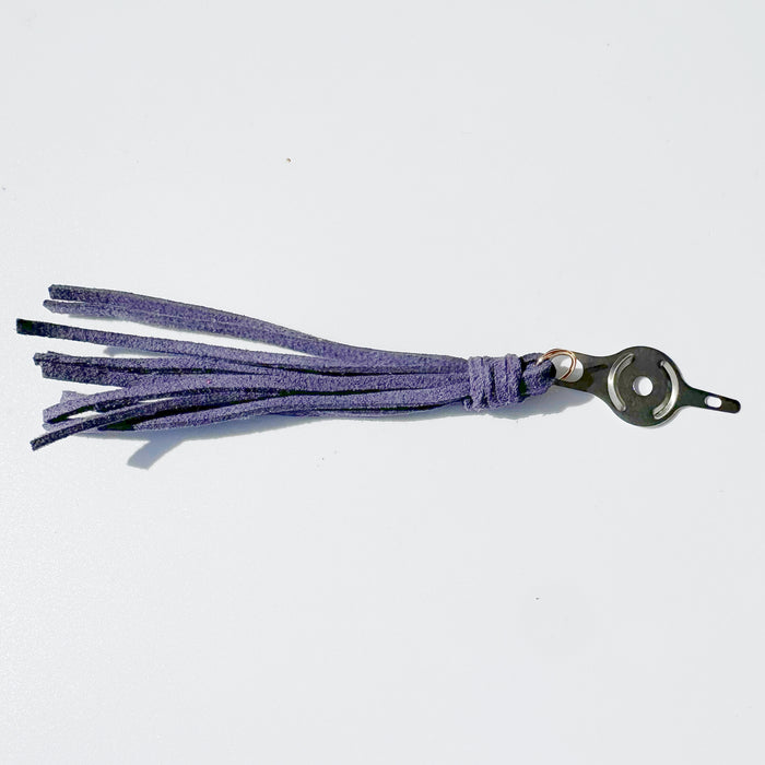 Tassel Needle Threader - Navy Suede