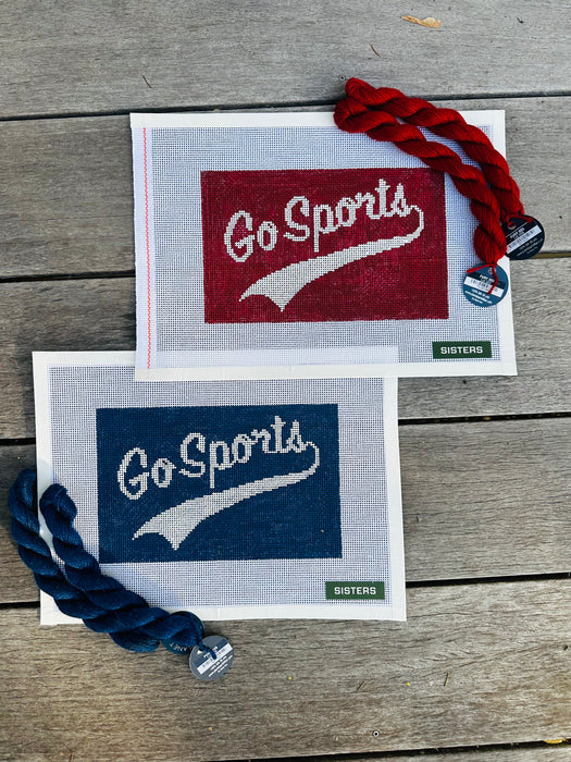 "Go Sports" Sign - Navy