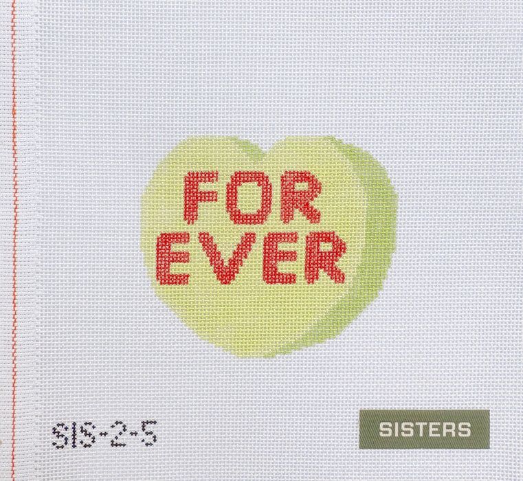 Conversation Heart - Green FOREVER