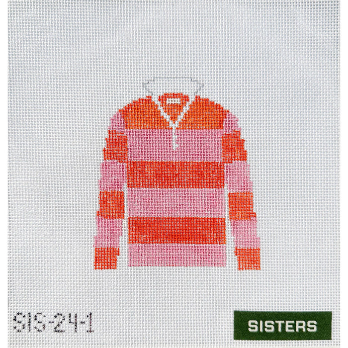 Rugby Shirt - Pink & Orange