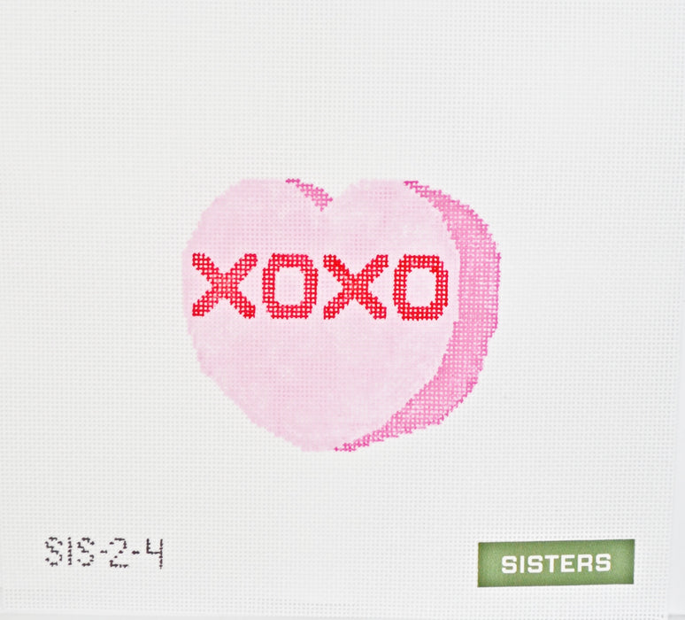 Conversation Heart - Pink XOXO