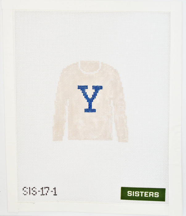 Prep Sweater - Cream Yale