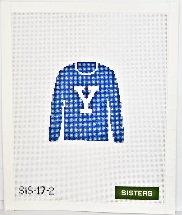 Prep Sweater - Navy Yale